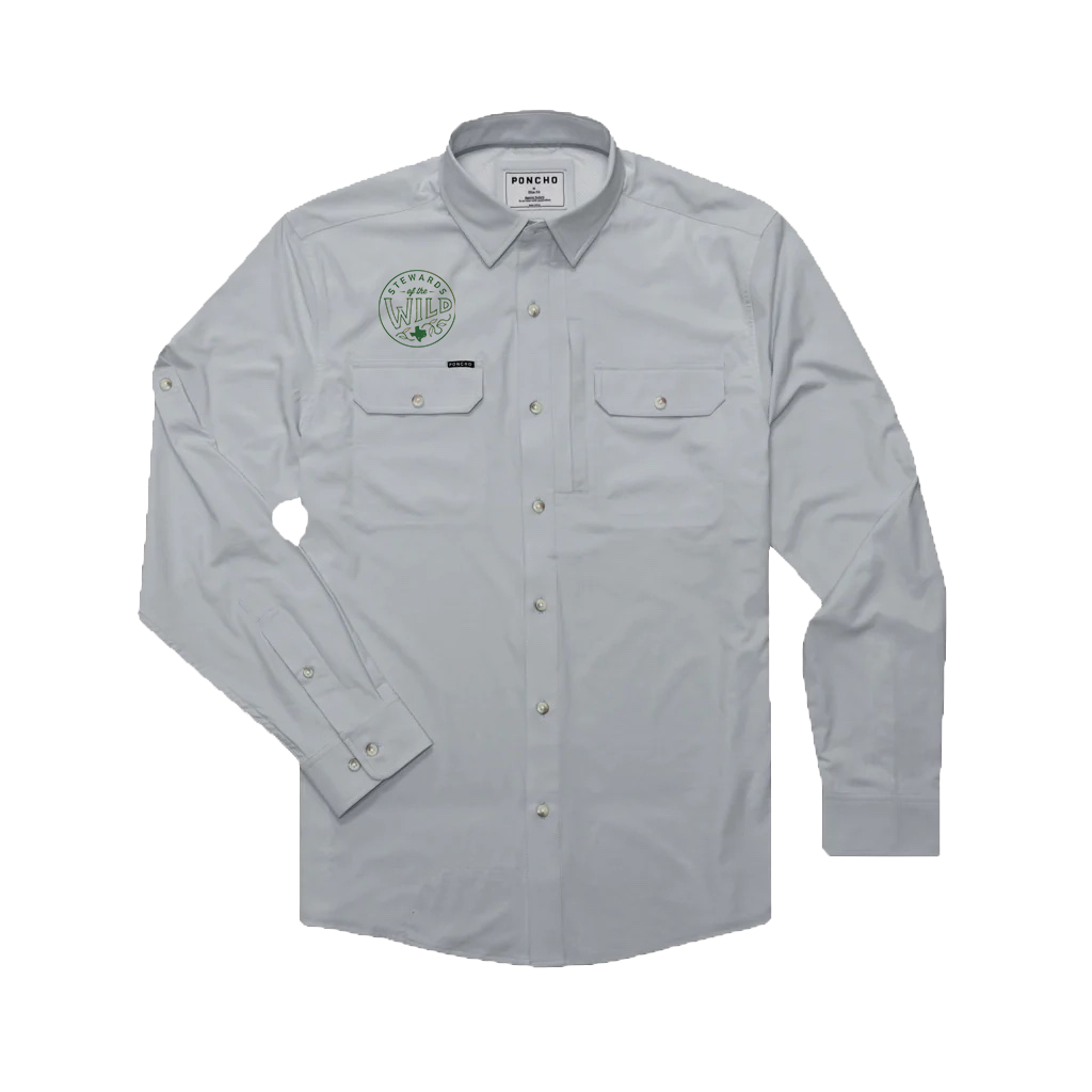 SOTW Poncho Grey Ghost Long Sleeve Shirt